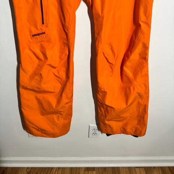 Patagonia Powder Bowl Snow Pants Women XL Orange Gortex Sport Active Pocket - Picture 15 of 15